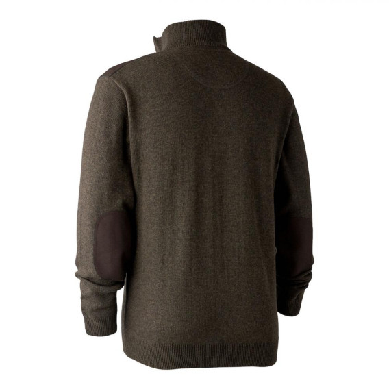 DEERHUNTER Sheffield Knit with Zip Neck - pletený sveter